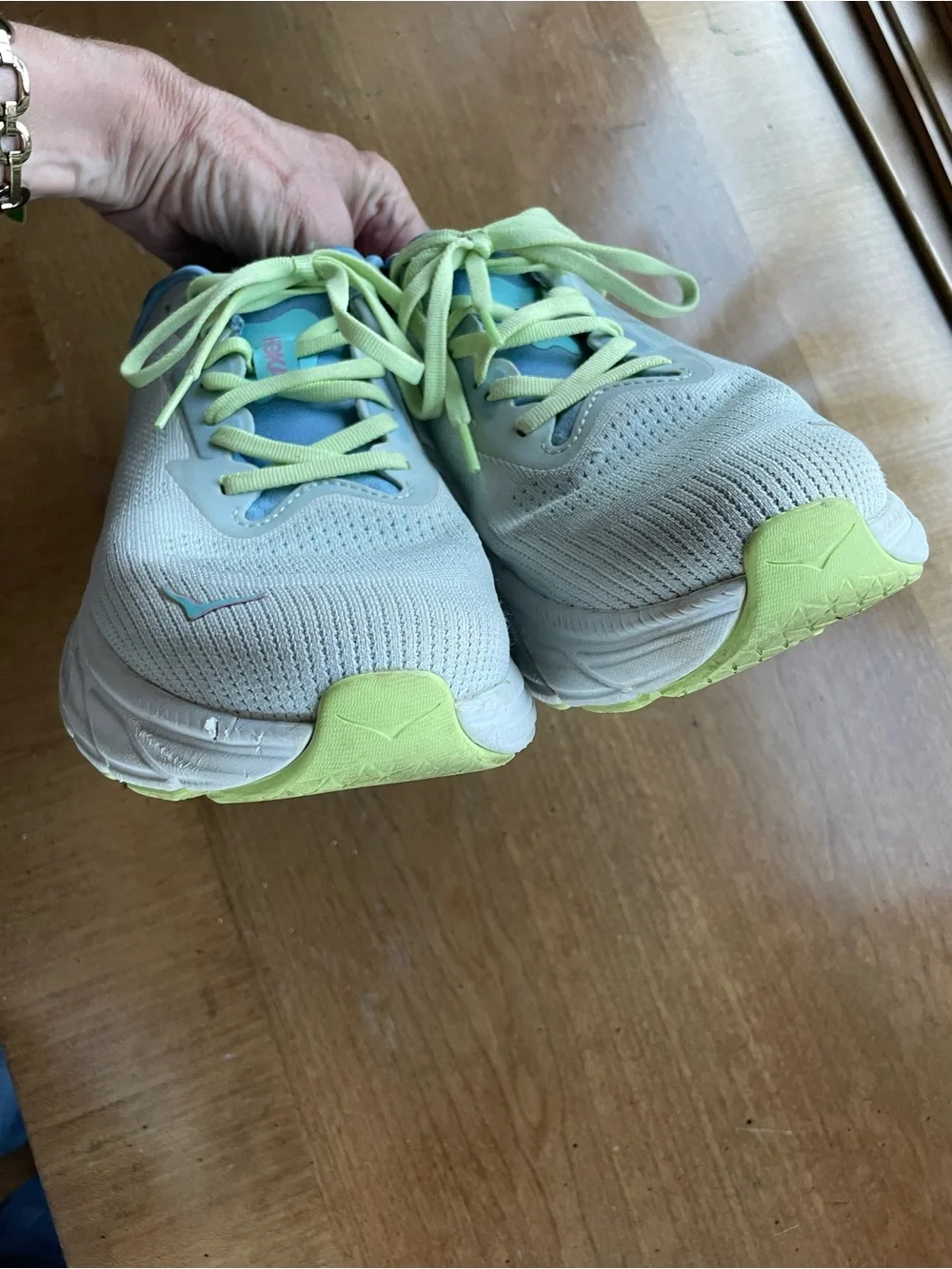 Hoka One One Arahi 7 Running Sneakers Illusion Dusk Blue Women's 10.5 Wide